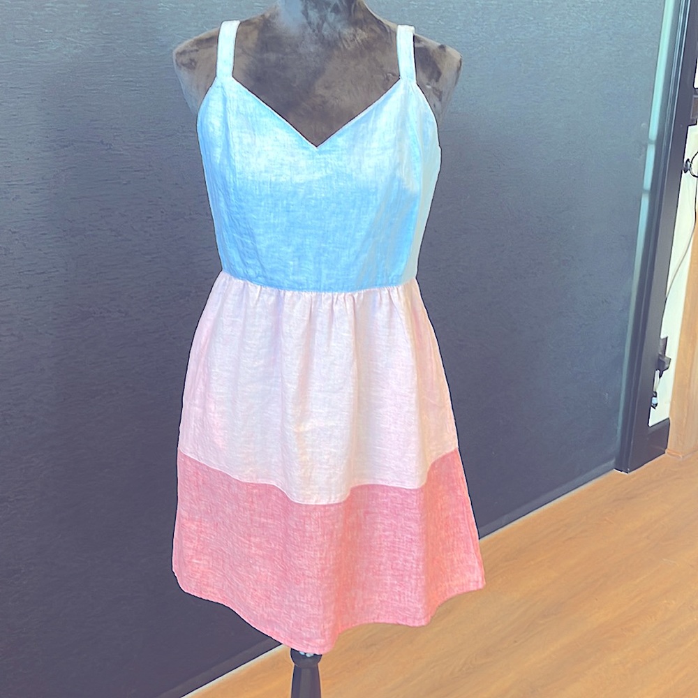 Like New Linen dress by Cynthia Rowley Size 8